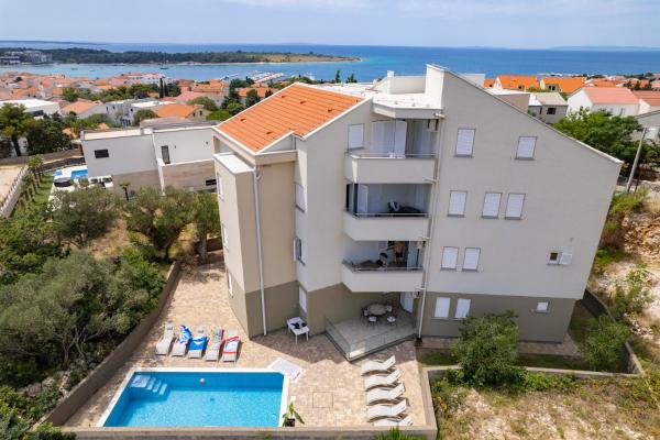Lucetta Pool Apartments, Book Lejlighed Hoteller i Zadar County med pool, Swimmingpool