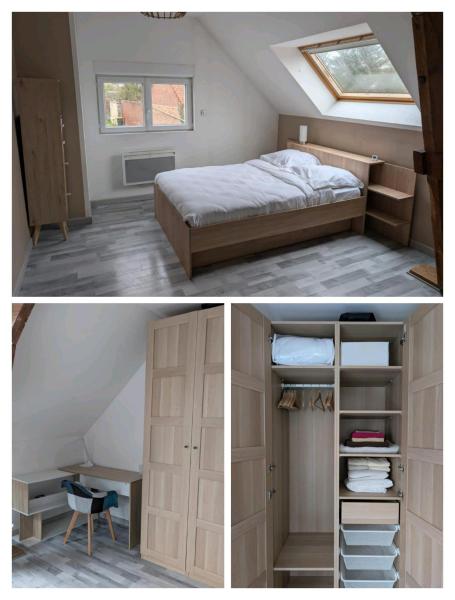 chambre 14m2 calme et parking privé, Book  Viry-Noureuil 