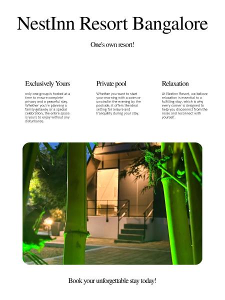 NestInn Resort Bangalore, Book  Bangalore Bangalore