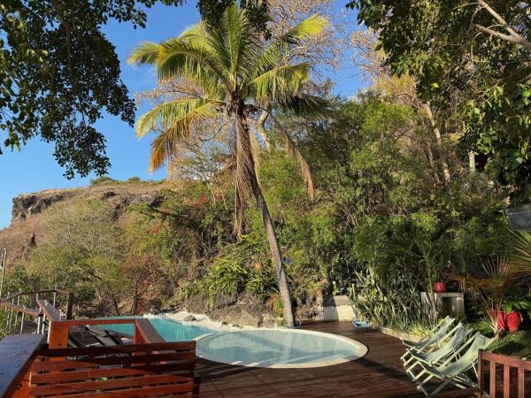 Villa Arbre de lintendance avec vue mer et piscine à Boucan Canot, Book  Hoteller i Saint-Paul med pool, Swimmingpool