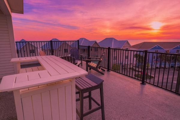 Modern Gulfside Villa with Rooftop Lounge and Pool, Book  Panama City Beach Panhandle Florida