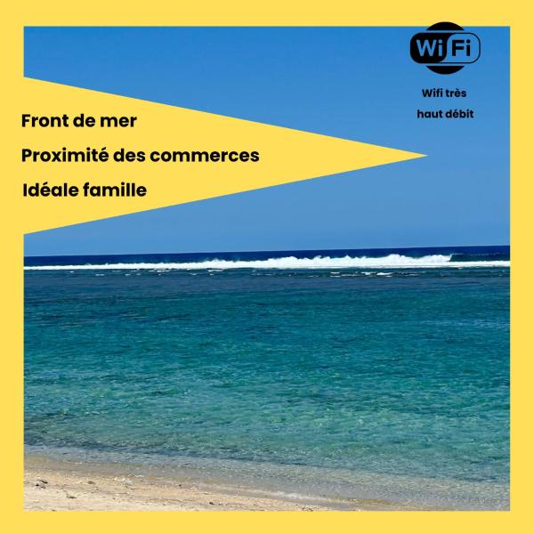 Villa Le Lagon Maison de vacances au bord de mer, Book  Hoteller i Saint-Paul med pool, Swimmingpool