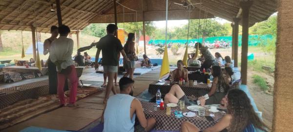 White sand cafe hampi, Book  Hampi Bangalore