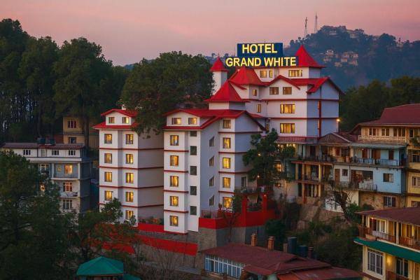 The Grand W H I T E - A Premium Hotel near new BUS STAND SIMLA- Centrally heated #ROOFTOP TERRACE #PARKING #, Book  New Shimla Shimla