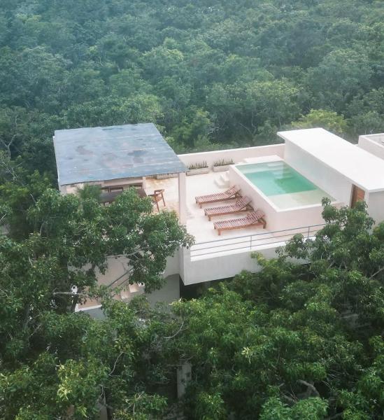Exclusive 3BR Sky Penthouse with Private Rooftop Pool, Book  Tulum hoteller med pool, Swimmingpool