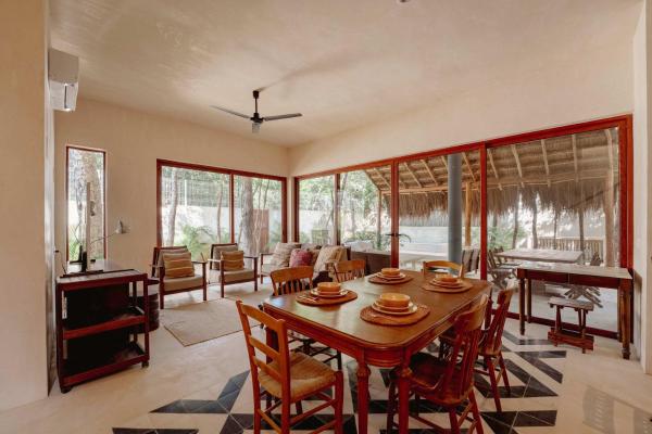 chic 4BR Villa with Private Pool in Holistika Tulum, Book  Tulum Quintana Roo