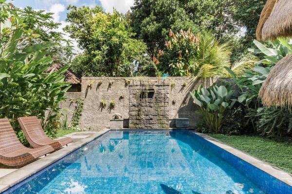 Organic Bamboo Villa near Ubud, Book  Bali hoteller med morgenmad, Morgenmad