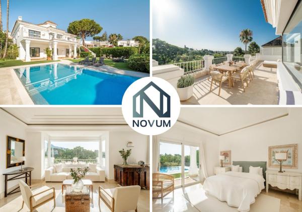Newly Renovated Frontline Golf 7 BDRM Luxury Villa, Book  Hoteller i Costa del Sol med pool, Swimmingpool