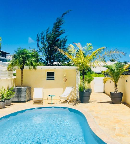 Villa Sunshine piscine et bord de mer à St Paul, Book  Hoteller i Saint-Paul med pool, Swimmingpool