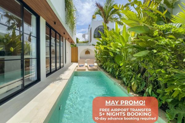 2BR Villa Near Cemagi Beach with Ricefield View, Book  Cemagi hoteller med pool, Swimmingpool