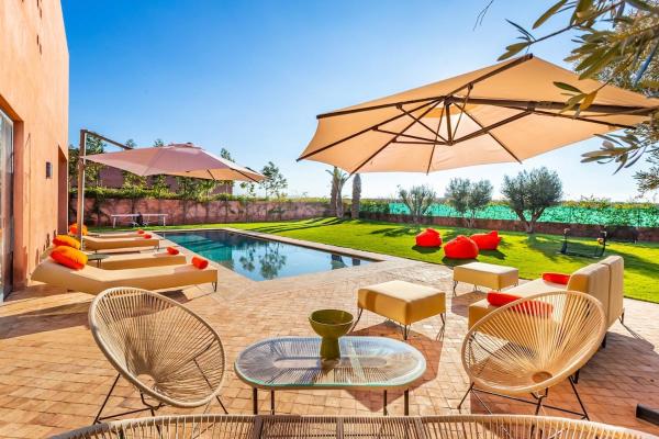 4-Suite Villa sans vis à vis Wi-Fi, Book  Marrakech-Tensift-Haouz hoteller med pool, Swimmingpool