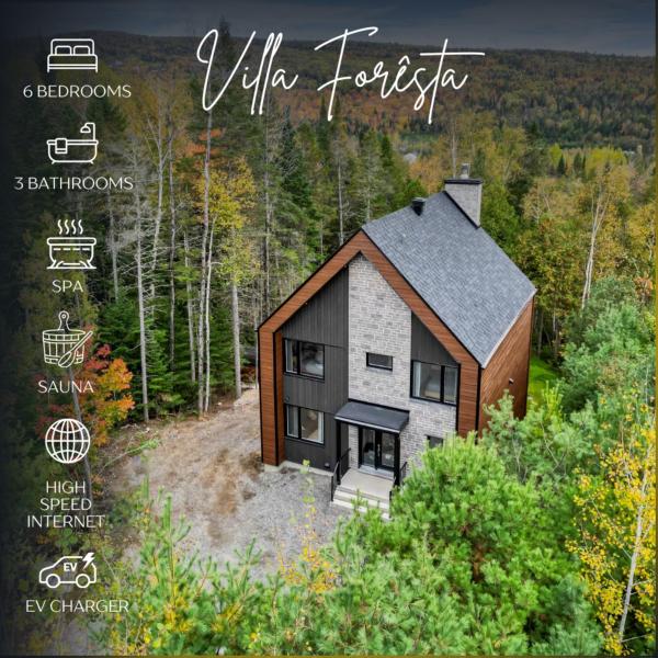 Villa Forêsta Ski, Spa & Sauna, Book  Quebec SPA hoteller, SPA