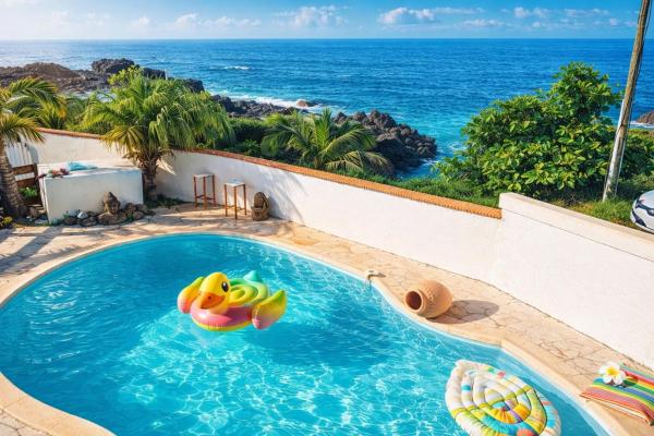 Villa dans lOcean, Book  Saint-Pierre hoteller med pool, Swimmingpool