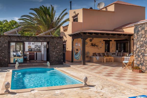 Villa Maravilla piscina climatizada, Book Chalet Villaverde Fuerteventura